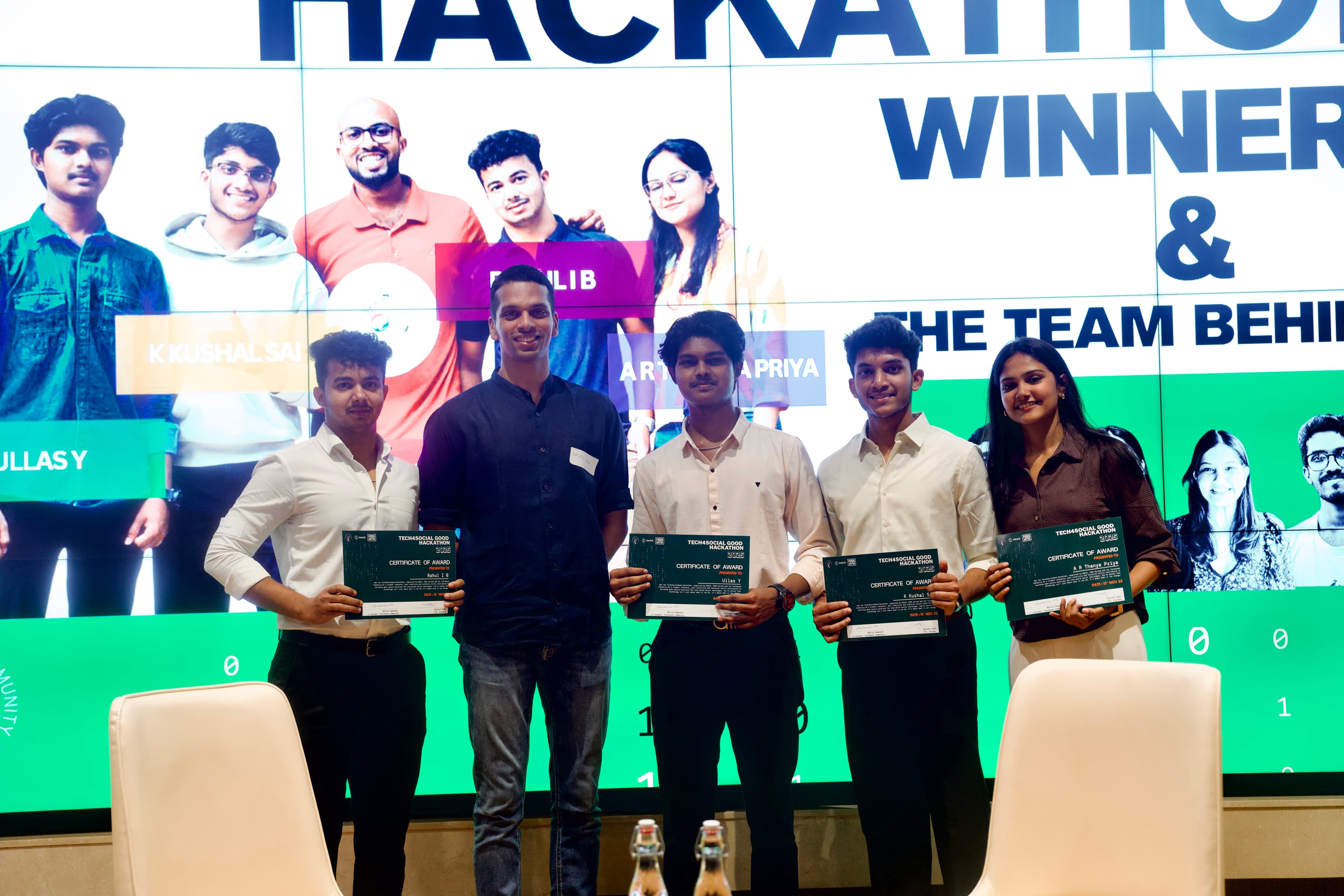 Hackathon Winner Screenshot